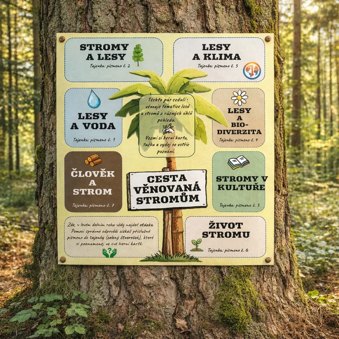 Cesta věnovaná stromům